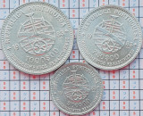Set 3 monede Portugalia 500, 750, 1000 escudos Exhibition 1983 argint - A031