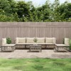 VidaXL Set mobilier de grădină cu perne, 7 piese, antracit, poliratan 3186722