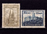 Cumpara ieftin ✅ (S41) Germania Reich 1923 &quot;Wartburg si Koln&quot; &quot; serie completa Michel 261/262, MH, Stampilat