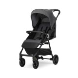 Carucior pentru nou-nascut, Lorelli Noir, sistem de pliere cu o singura mana, pana la 22 kg, Grey