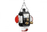 Distribuitor de energie suspendat cu 3 prize trifazice 400V 5 poli 16A IP44 cu conexiune la aer comprimat