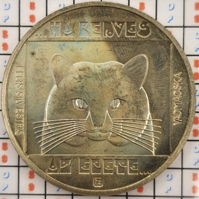 Ungaria 100 forint forinti 1985 - Wildcat - km 646 - A006 foto