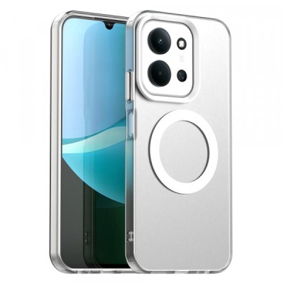 Husa MagSafe pentru Xiaomi Poco C85 4G / Redmi 15C 5G / 15C 4G, Techsuit, CandyCase, Alba foto