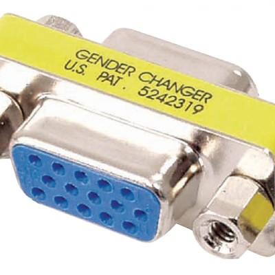 Adaptor D-SUB VGA 15 pini mama - 15 pini mama Valueline foto