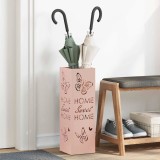 VidaXL Suport umbrele Roz Metal Standard Inserții decorativ