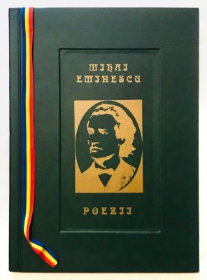 MIHAI EMINESCU, Cea mai mare (fizic) carte de poezii. Ioan Smedescu, Nicolae Truta, 2005, 70x50cm, 7kg, carte rara, de lux, doar 155+15 exemplare. foto