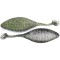 Grub Hide Up Stagger Wide 4&quot;, 246 Silver Shad, 10.2cm, 4buc/pac