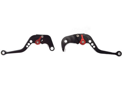 Set 2 manete frana si ambreiaj reglabile Suzuki Gsxr 600/750/1000, culoare negre Cod Produs: MX_NEW CNC0083 foto