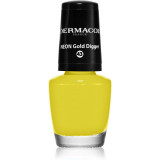 Cumpara ieftin Dermacol Neon lac de unghii cu stralucire neon culoare 43 Gold Digger 5 ml