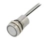 Comutator Capacitiv BULGIN MC16MOSGR IP68 12V DC cu Iluminare LED SPST-NO