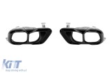 Set de terminatii de esapament negre tip M60i potrivite pentru BMW X5 G05 dupa 2023 Performance AutoTuning