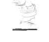 Spoiler bara fata OPEL INSIGNIA, 03.2017-06.20, partea dreapta,