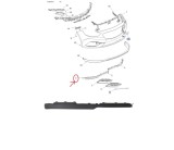 Spoiler bara fata OPEL INSIGNIA, 03.2017-06.20, partea dreapta,