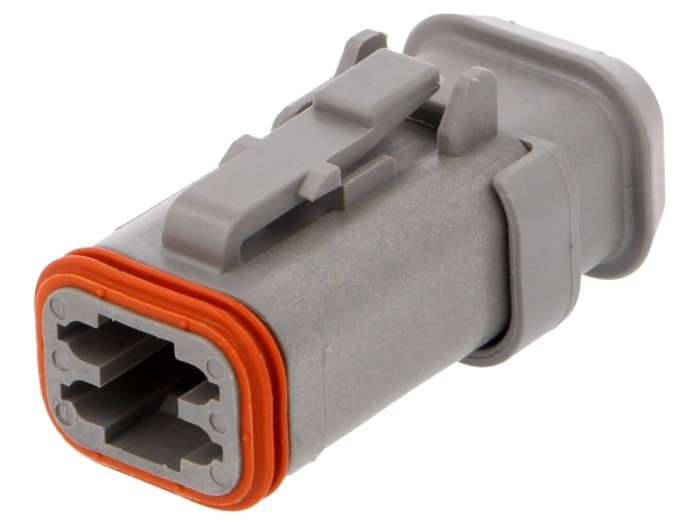 Conector Mamă 4-Pin IP68, cablu-cablu