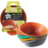Set 4 castroane ergonomice Tommee Tippee, 6 luni+, Multicolor