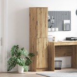 VidaXL Rafturi stejar artizanal 35 x 39 x 168 cm Lemn compozit