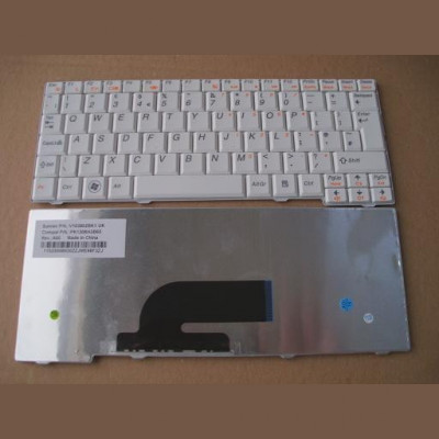 Tastatura laptop noua LENOVO S10-2 White UK foto