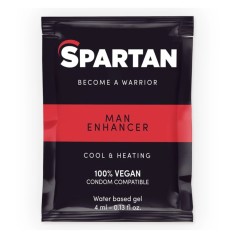Lubrifiant pe Baza de Apa Spartan Man Enhancer, Cool&amp;Heating, 4 ml
