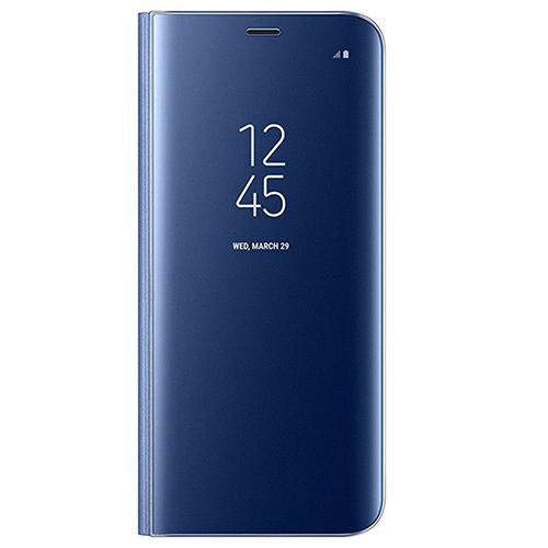 Husa Telefon Flip Book Clear View Samsung Galaxy A9 2018 a920 Dark Blue