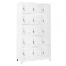 Vestiar metalic Premium pt. valori cu picioare si 15 compartimente, 900x450x1920 mm (LxlxH), PLUS