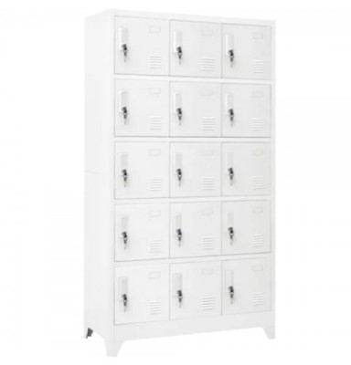 Vestiar metalic Premium pt. valori cu picioare si 15 compartimente, 900x450x1920 mm (LxlxH), PLUS foto