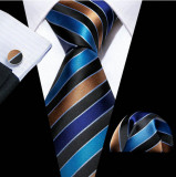 Set cravata + batista + butoni - matase - model 485