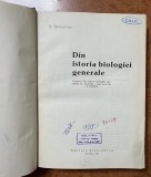 Din istoria biologiei generale