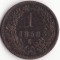 Moneda Imperiul Austriac - 1 Kreuzer 1858 - E - Alba Iulia - An rar