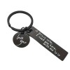 Breloc &bdquo;Drive Safe&rdquo;, pentru iubit, sot sau partener cu mesaj de iubire si siguranta, negru, Oem