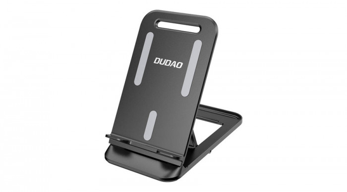 Dudao F14S mini suport de telefon pliabil pentru birou (negru)