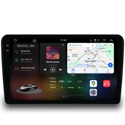 Navigatie Dedicata Audi A3 8P (2003-2013), 2K, 12Gb Ram, 256Gb Stocare, Carplay foto