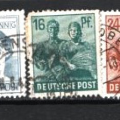 GERMANIA (ZONA ALIATA) 1947/48 – PERSONALITATI, TIMBRE STAMPILATE, F132