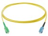 Cablu Patch Cord Fibra Optica FIBRAIN SC/APC-SC/UPC, Simplex, 2m, SMF G657A1, Diametru 1.8mm, Galben