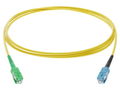 Cablu patch cord fibră optică SC/APC-SC/UPC 2m foto