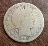 C50 - Moneda foarte veche - America - half dollar - 1907