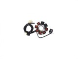 Stator GY6 50cc 4T, 8 Bobine + Senzor Sc&acirc;nteie, 4 Fire, Diametru 88mm, Distanță Găuri 41mm, Revo