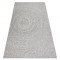 Covor sisal Flat 48832637 Cercuri, puncte gri / cremă, 200x290 cm