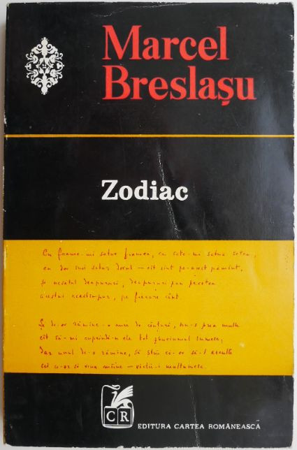 Zodiac &ndash; Marcel Breslasu