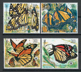 Mexic 1988 MNH - WWF: fluturi, nestampilat