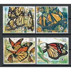 Mexic 1988 MNH - WWF: fluturi, nestampilat