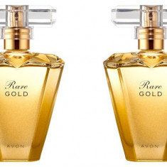 2 × Apă de parfum Rare Gold, 2×50 ml - Avon