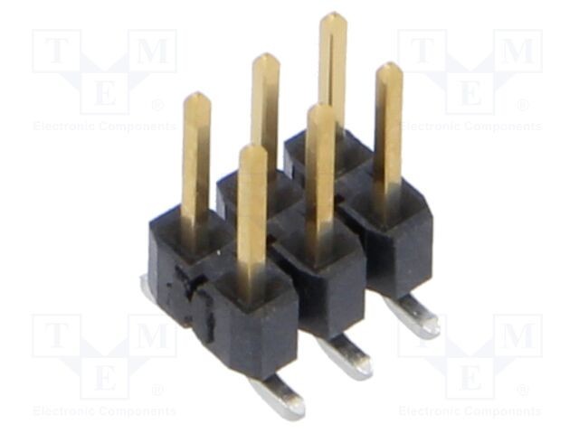 Conector şiruri pini tată 6 PIN 2,54mm aurit SMT SAMTEC