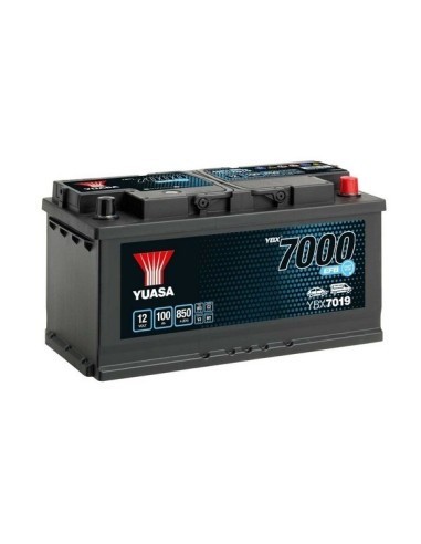 Baterie Auto, Yuasa 7000 EFB 100Ah 850A cu Strat-Stop, 353x175x190mm