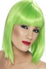 Peruca Glam verde neon