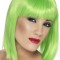 Peruca Glam verde neon