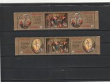 ROMANIA 2022 LP 2361 SFINTELE PASTI 2 VALORI CU VINIETA MNH NESTAMPILATE