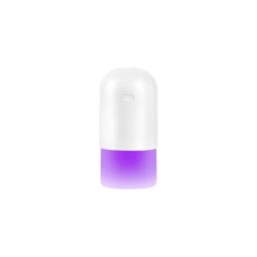 Umidificator portabil RGB, 18 x 8.4 cm, 400 ml, plastic, alb