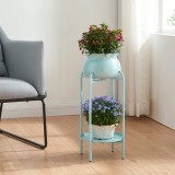 Suport plante Altena metal 80,5x40x40cm albastru deschis [en.casa] HausGarden Leisure