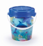 ECOIFFIER GALETUSA CU 12 ACCESORII PENTRU NISIP 21CM, Simba