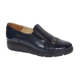 Pantofi dama casual din piele naturala bleumarian - P103BLMLAC